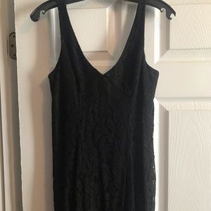 Black lace long size 2 BCBGeneration dress 👗